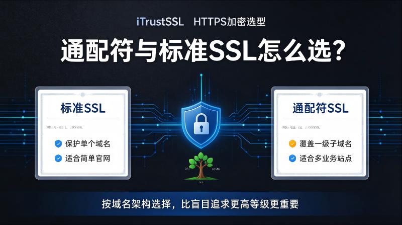 通配符SSL与标准SSL证书怎么选？