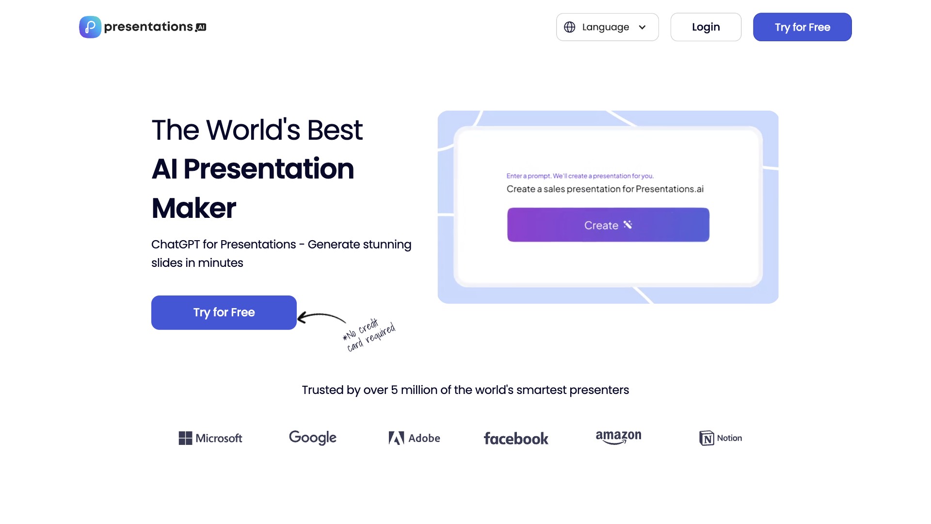 Presentations AI 产品预览图