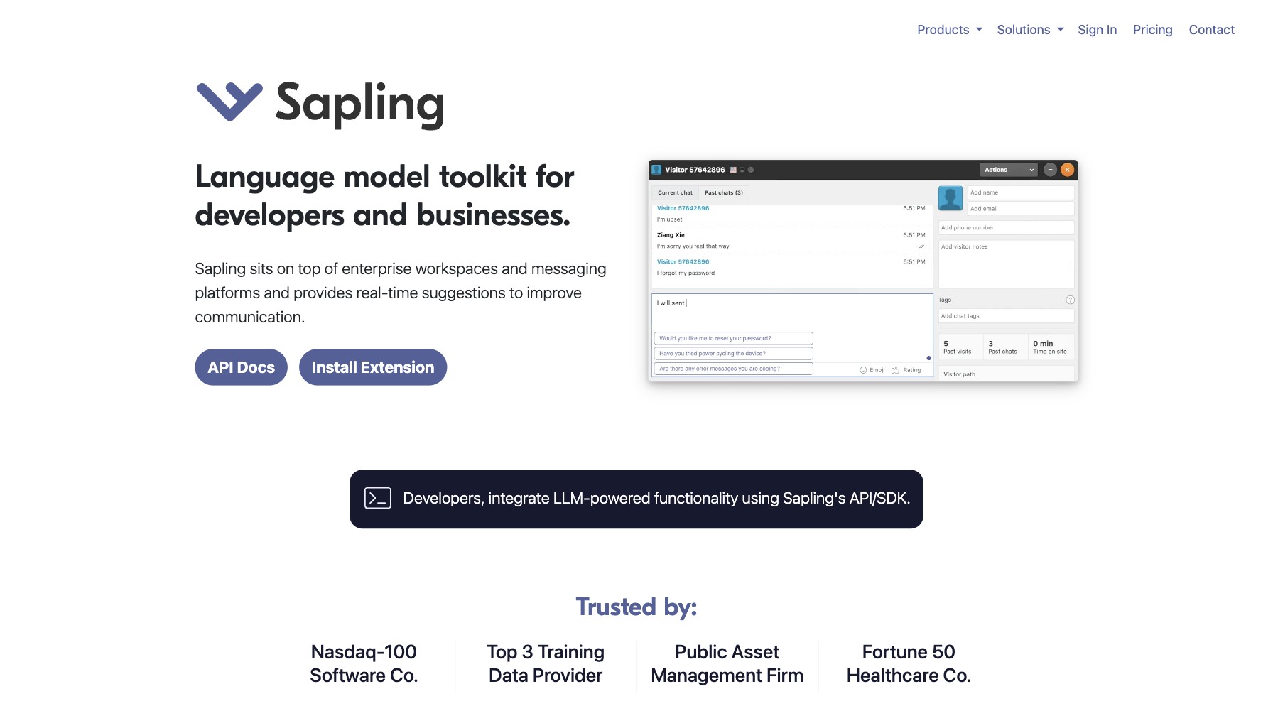 Sapling AI Detector 产品预览图