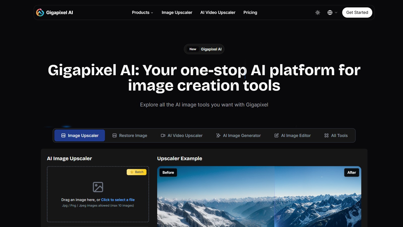 Gigapixel AI 产品预览图