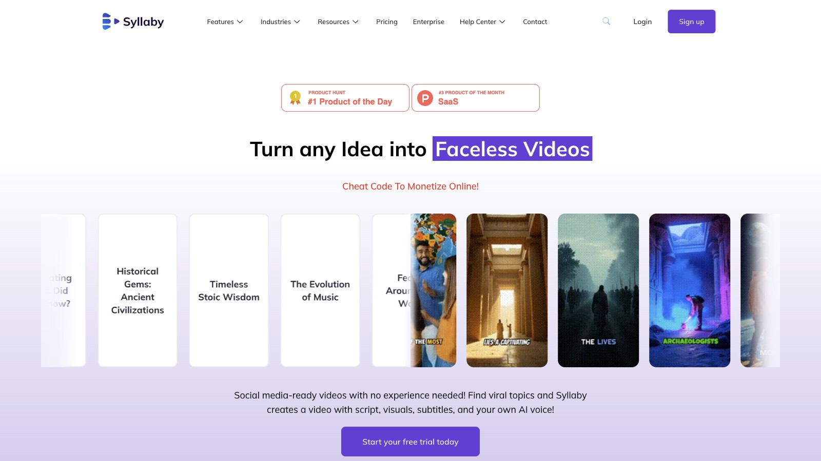 Syllaby.io 产品预览图
