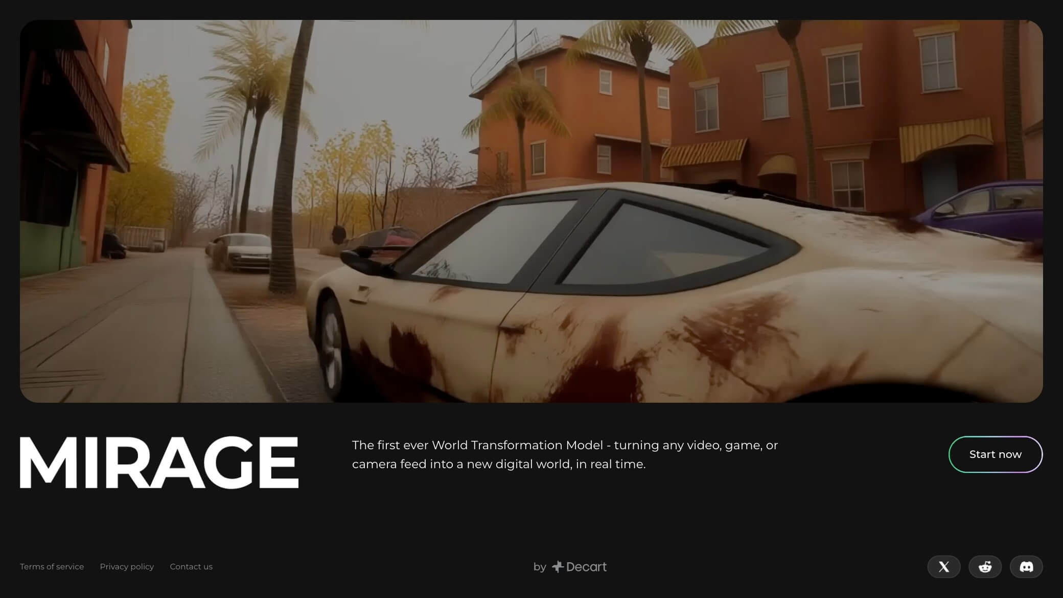 Decart Mirage 产品预览图