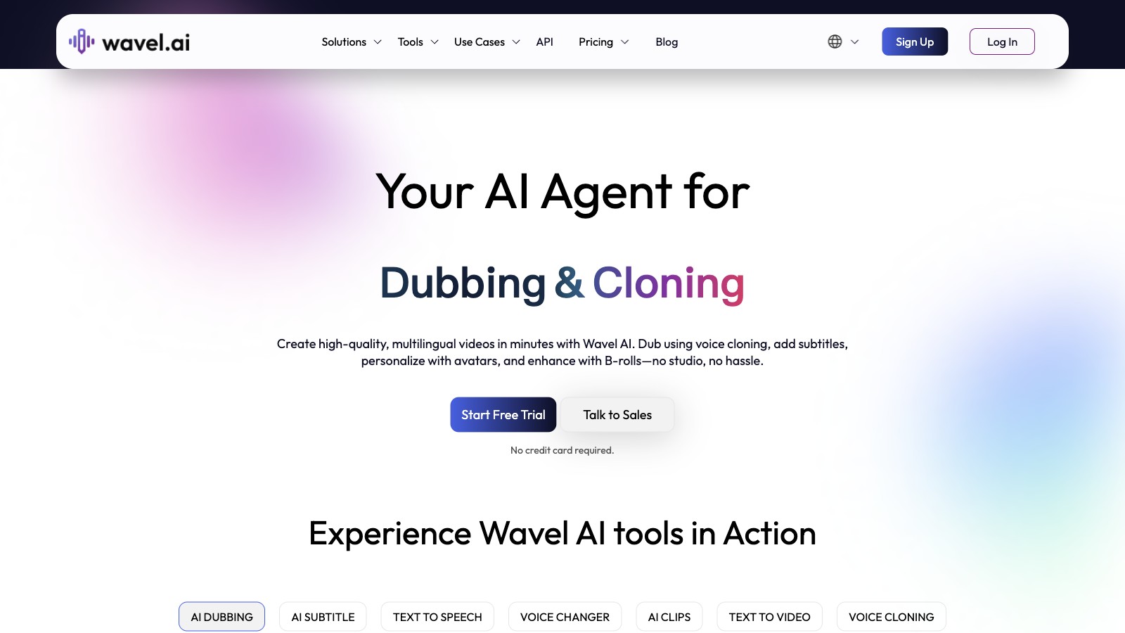Wavel AI 产品预览图