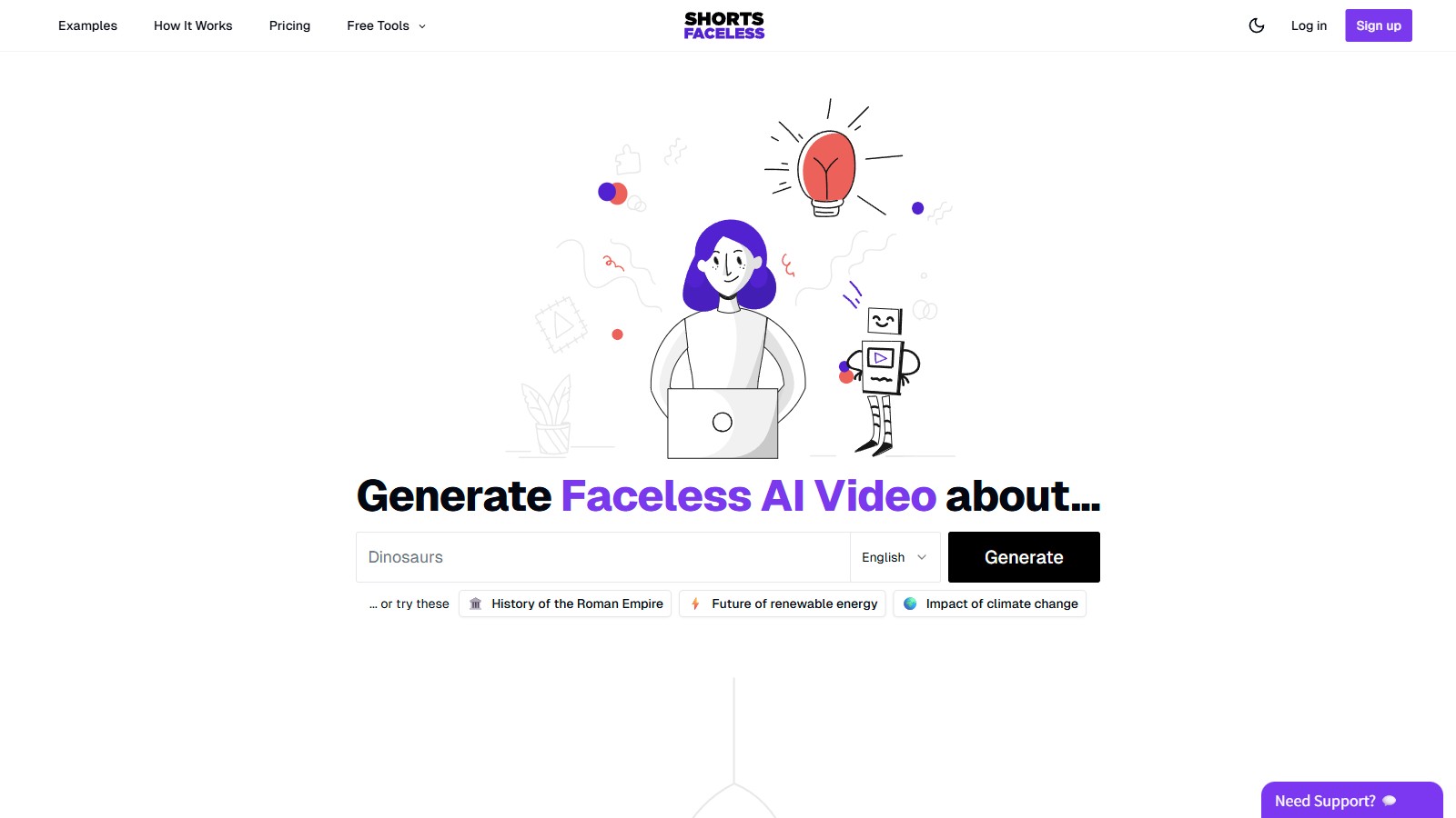 ShortsFaceless 产品预览图
