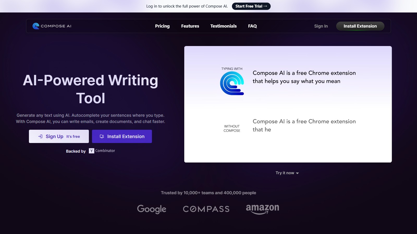 Compose AI 产品预览图