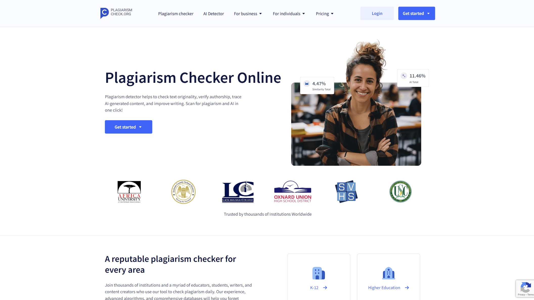 PlagiarismCheck.org 产品预览图