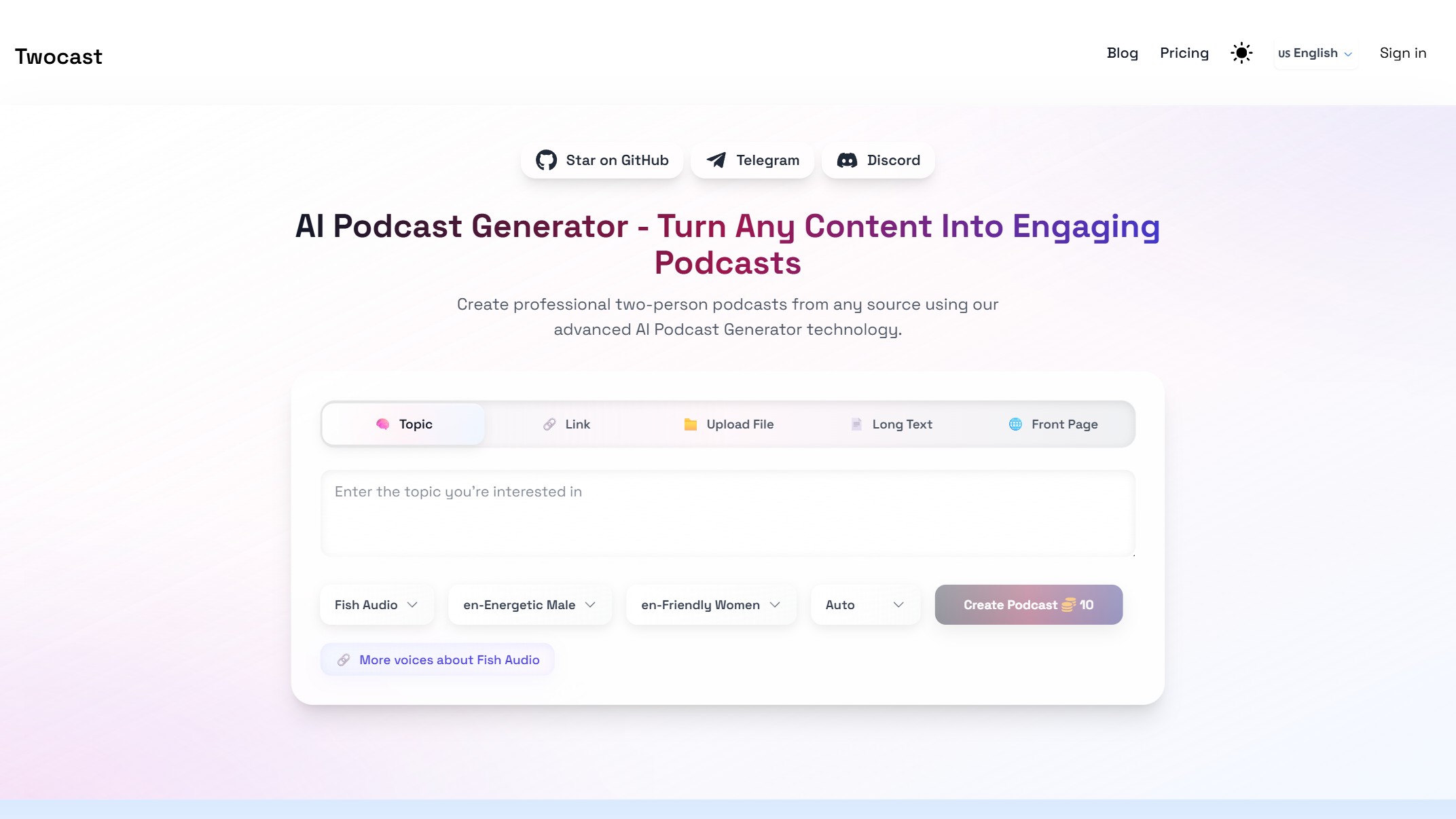 Twocast 产品预览图