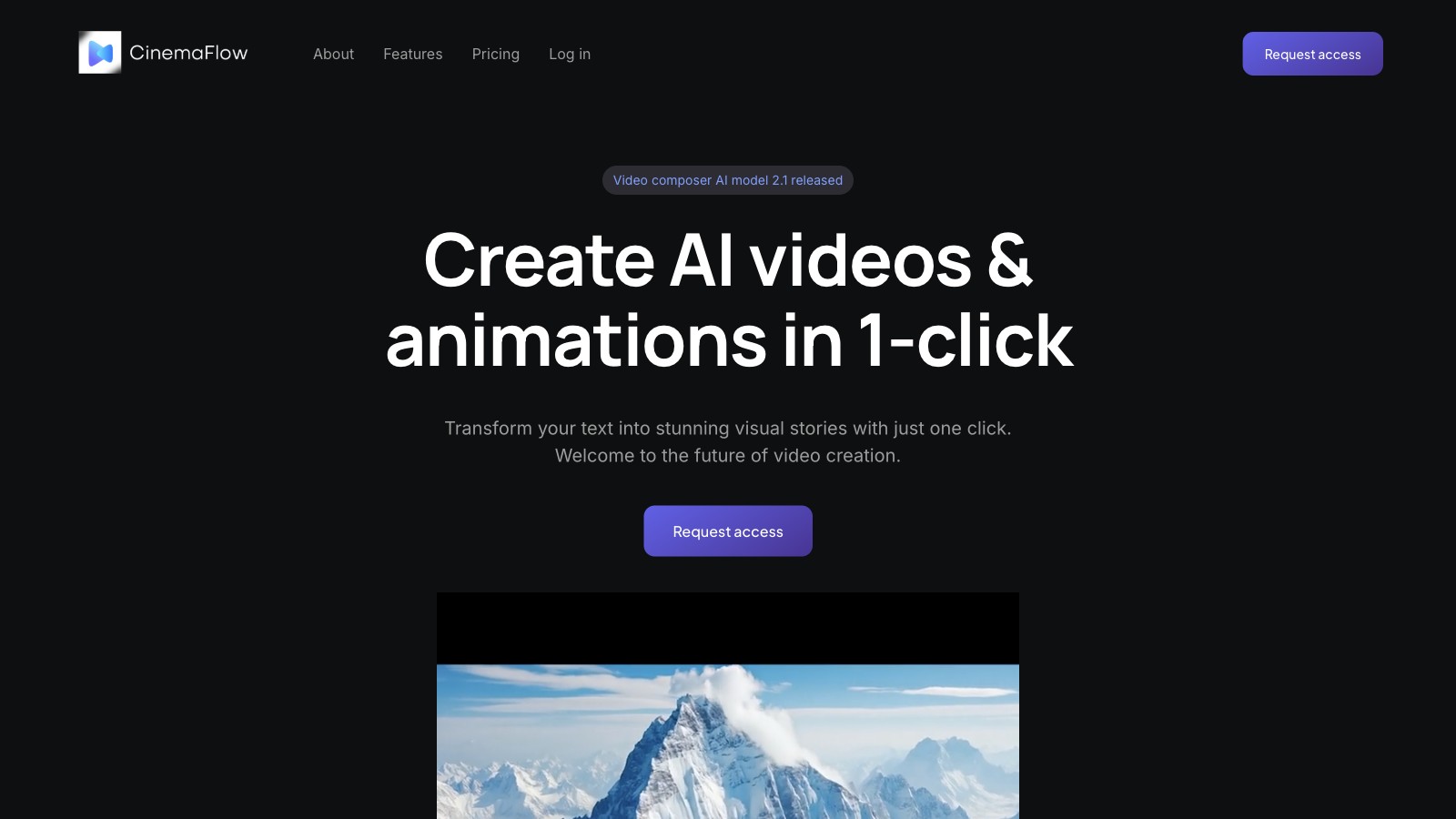 CinemaFlow AI 产品预览图