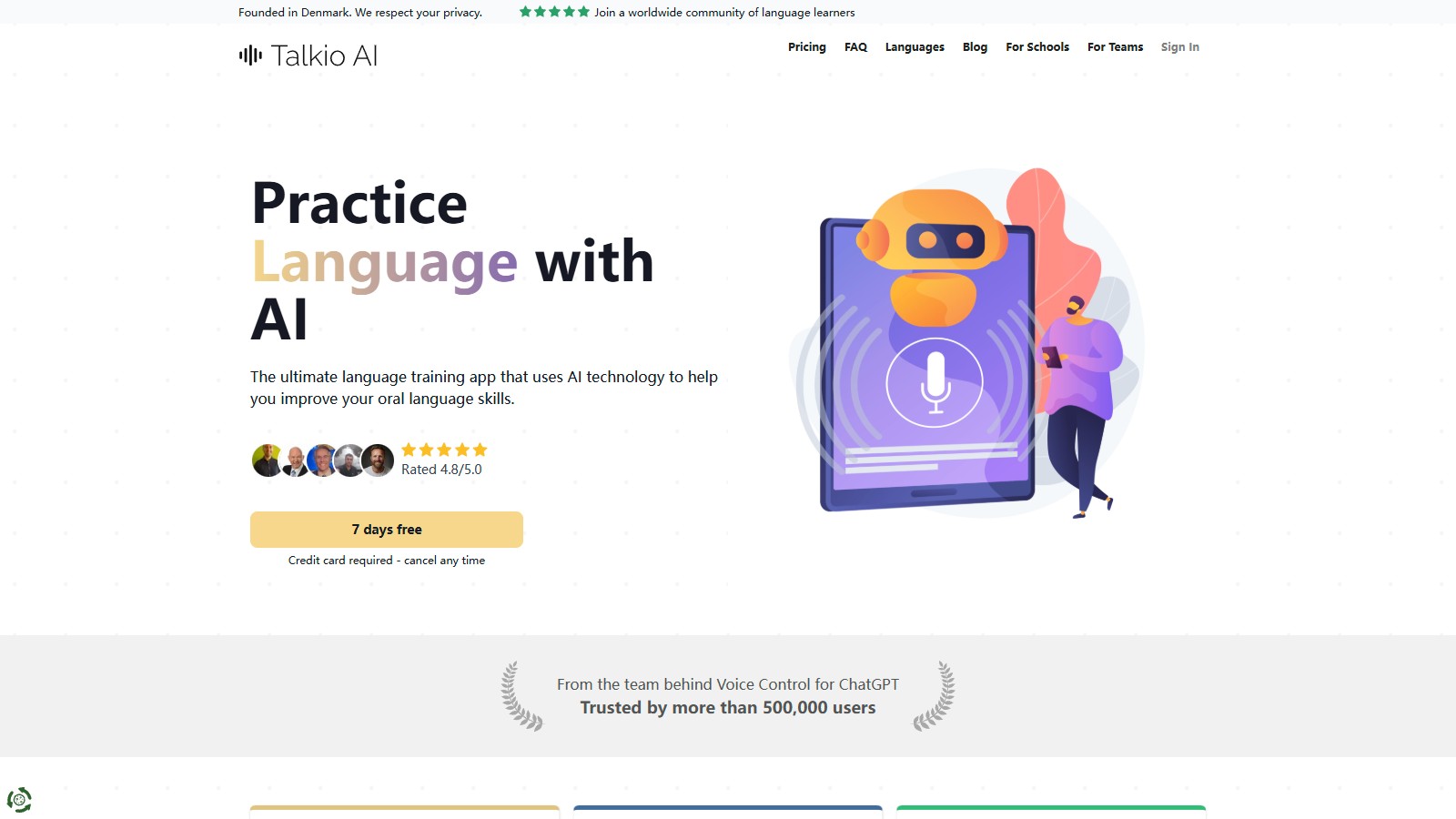 Talkio AI 产品预览图