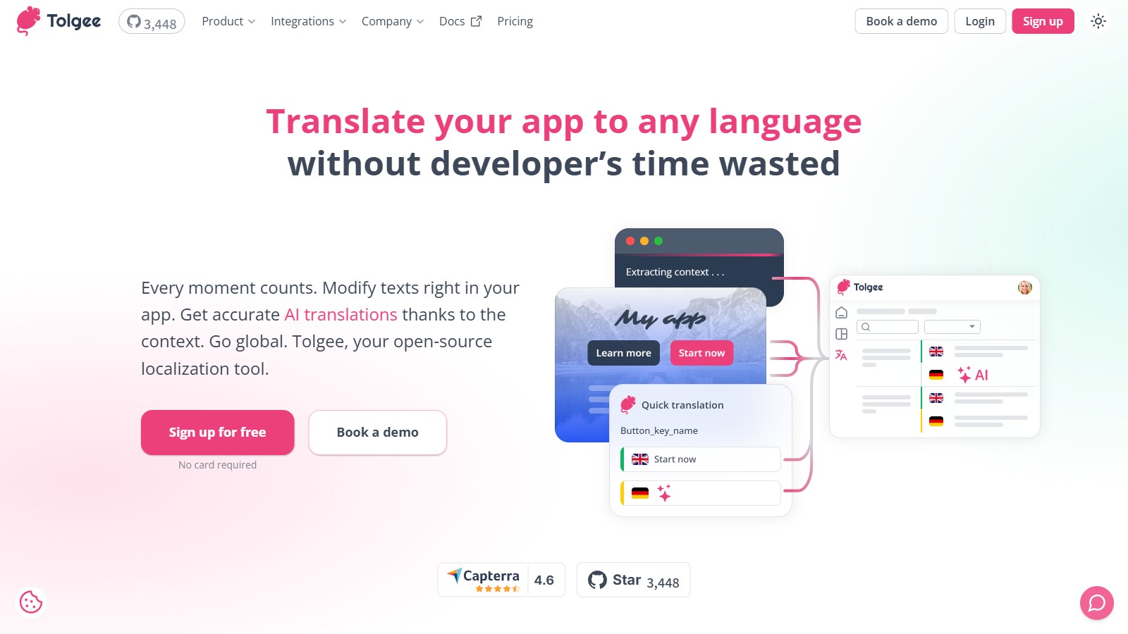 Tolgee 产品预览图