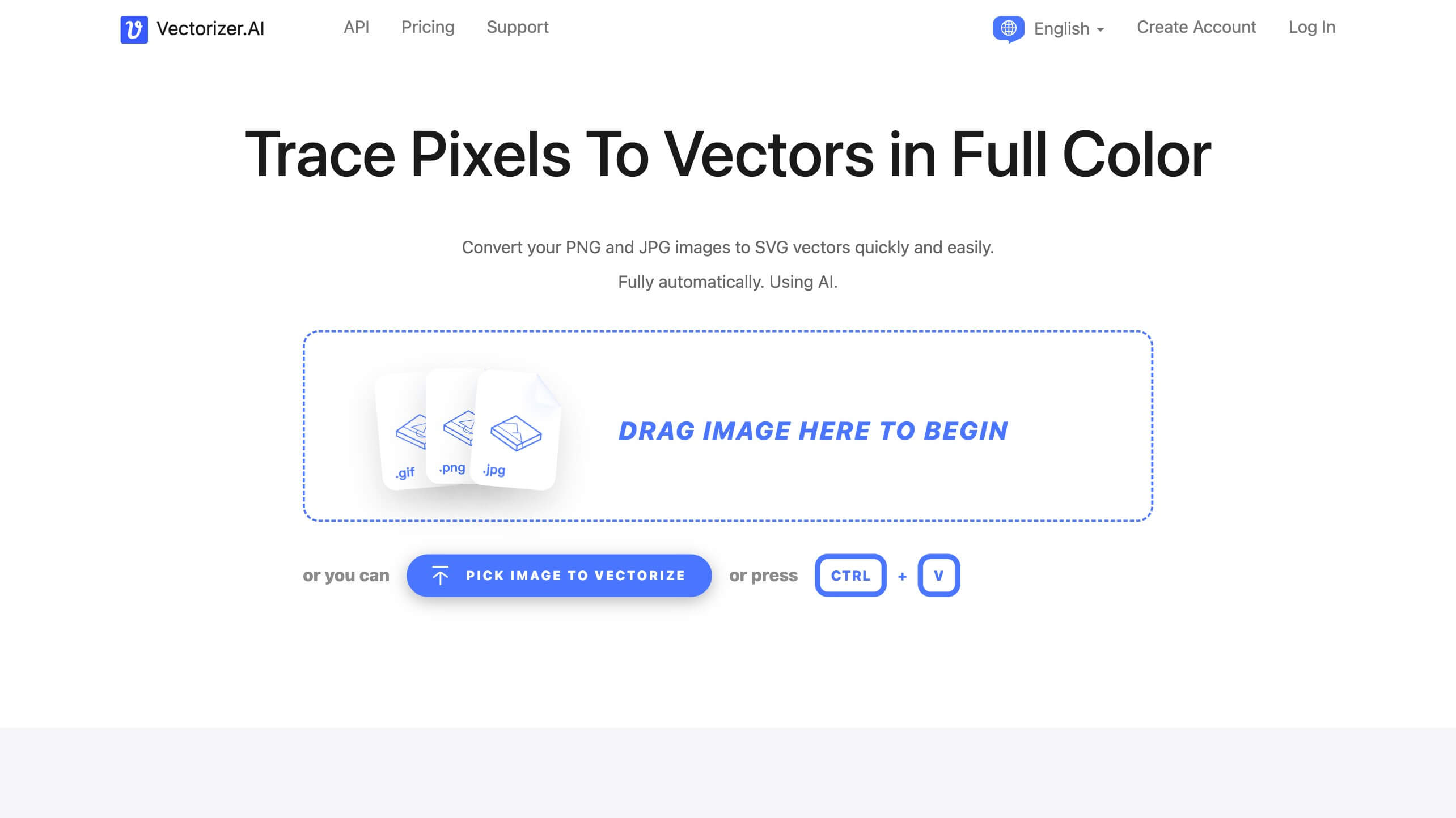 Vectorizer.AI 产品预览图