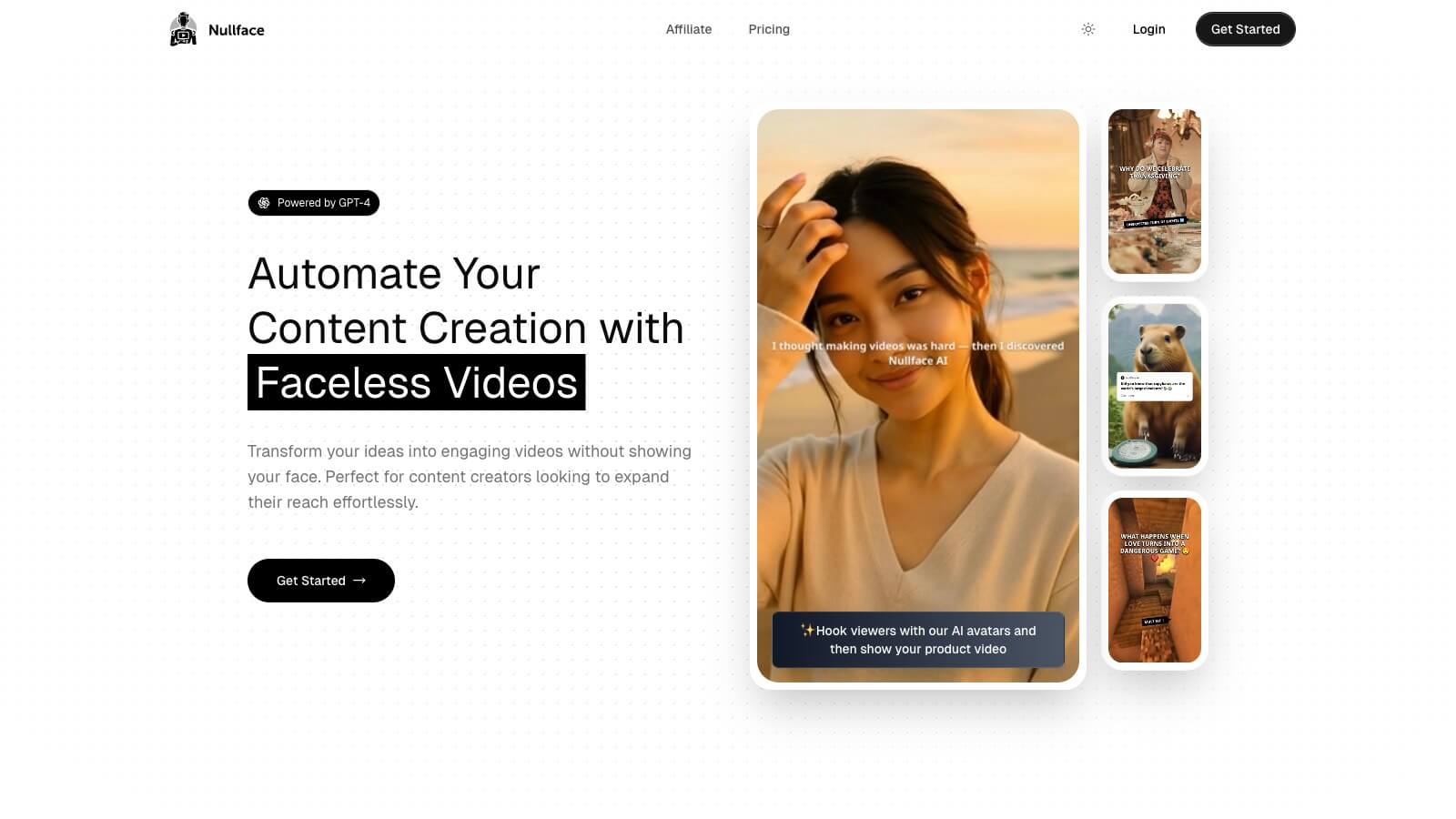 Nullface AI 产品预览图