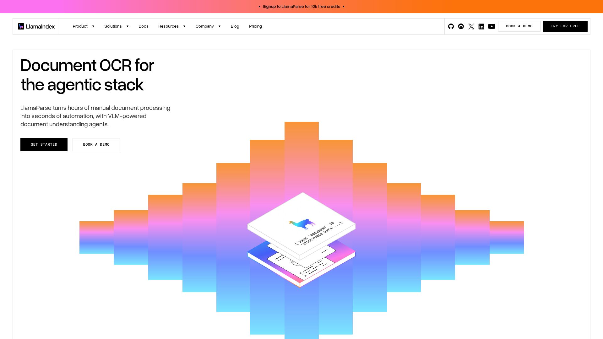 LlamaIndex 产品预览图