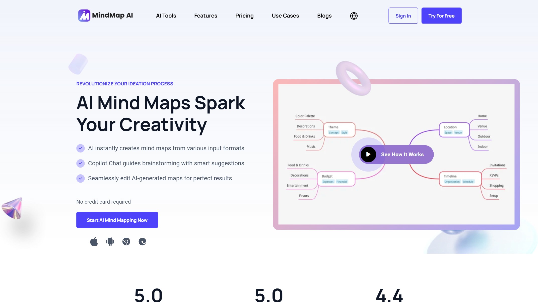 MindMap AI 产品预览图