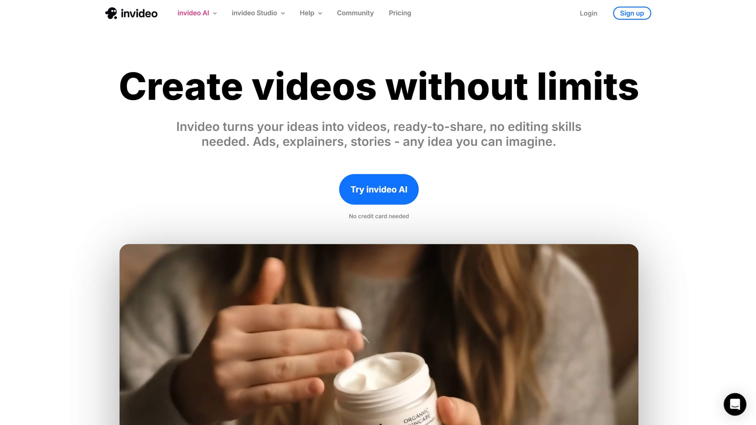 InVideo AI 产品预览图
