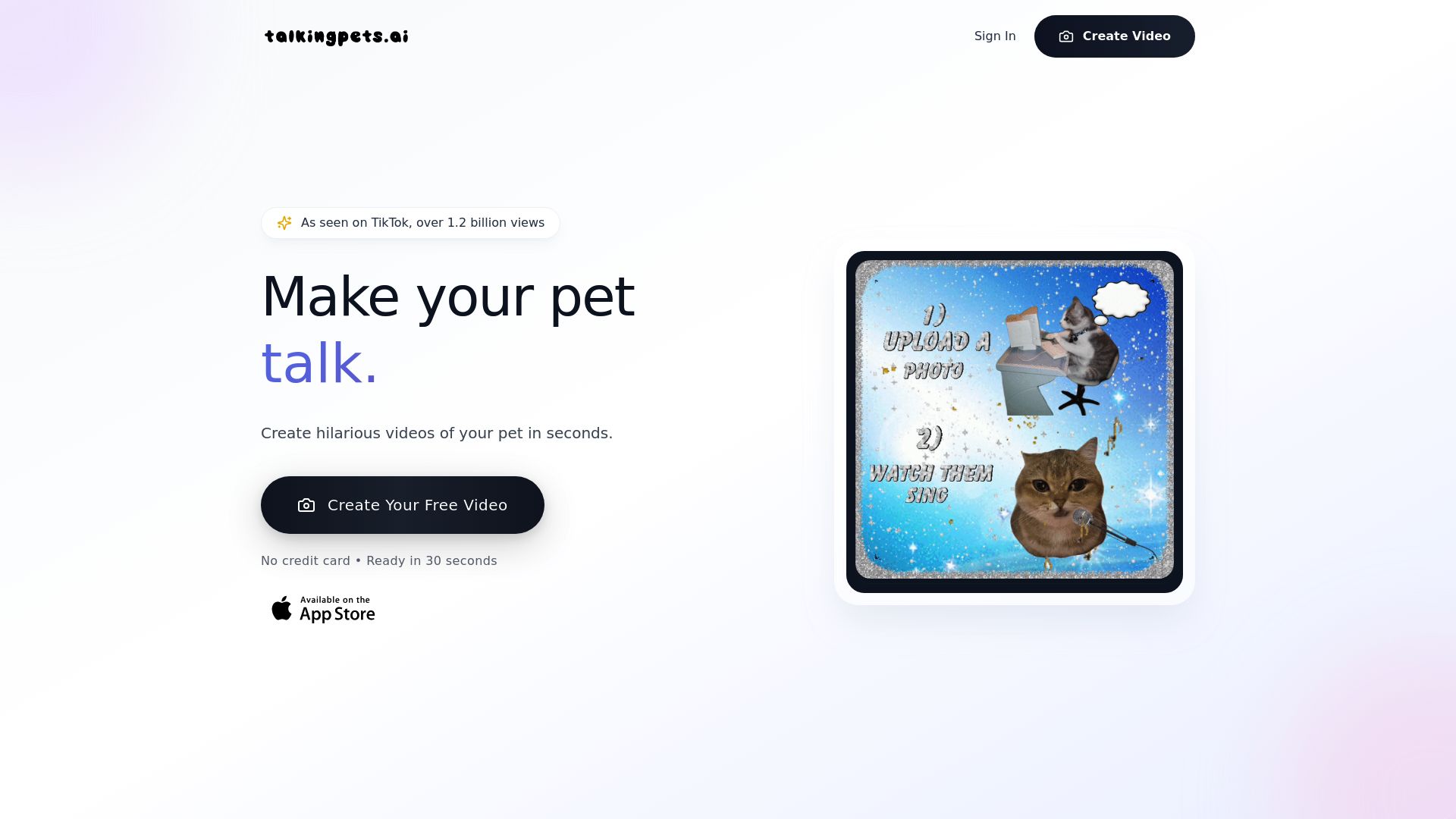 TalkingPets.ai 产品预览图