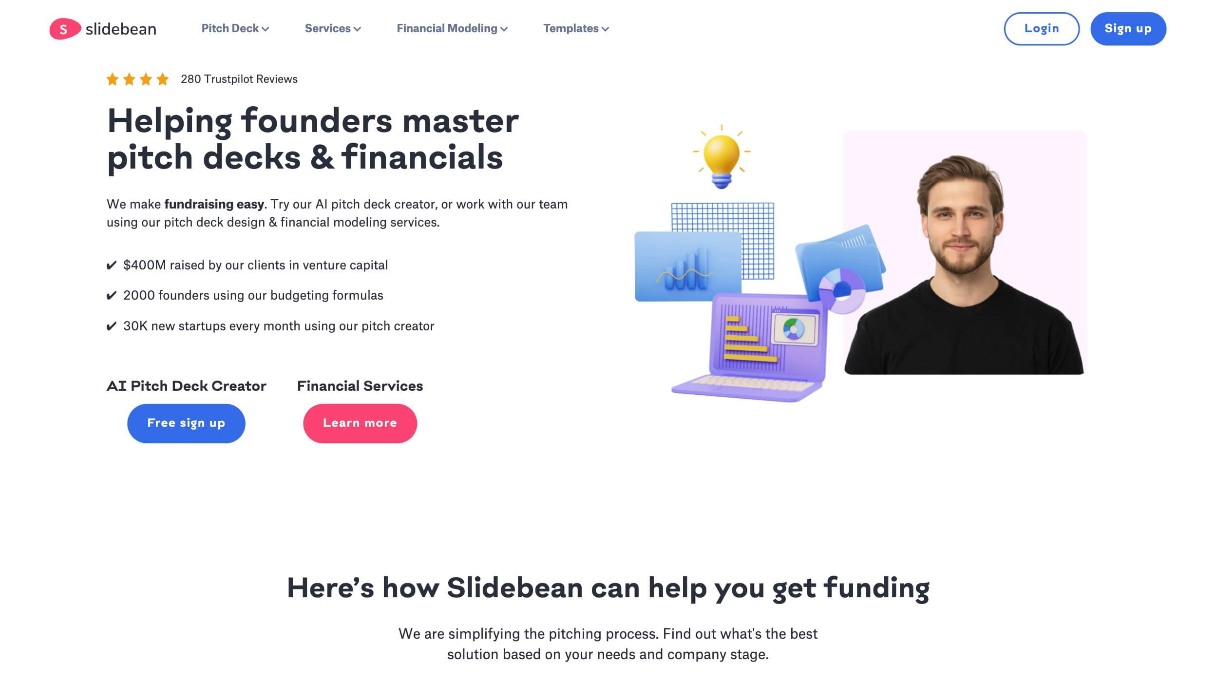 Slidebean 产品预览图