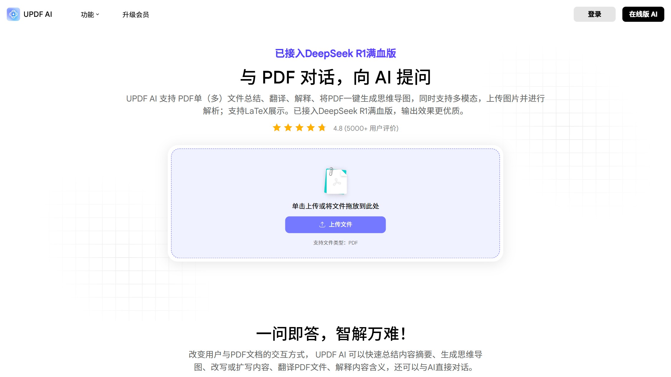 UPDF AI 产品预览图