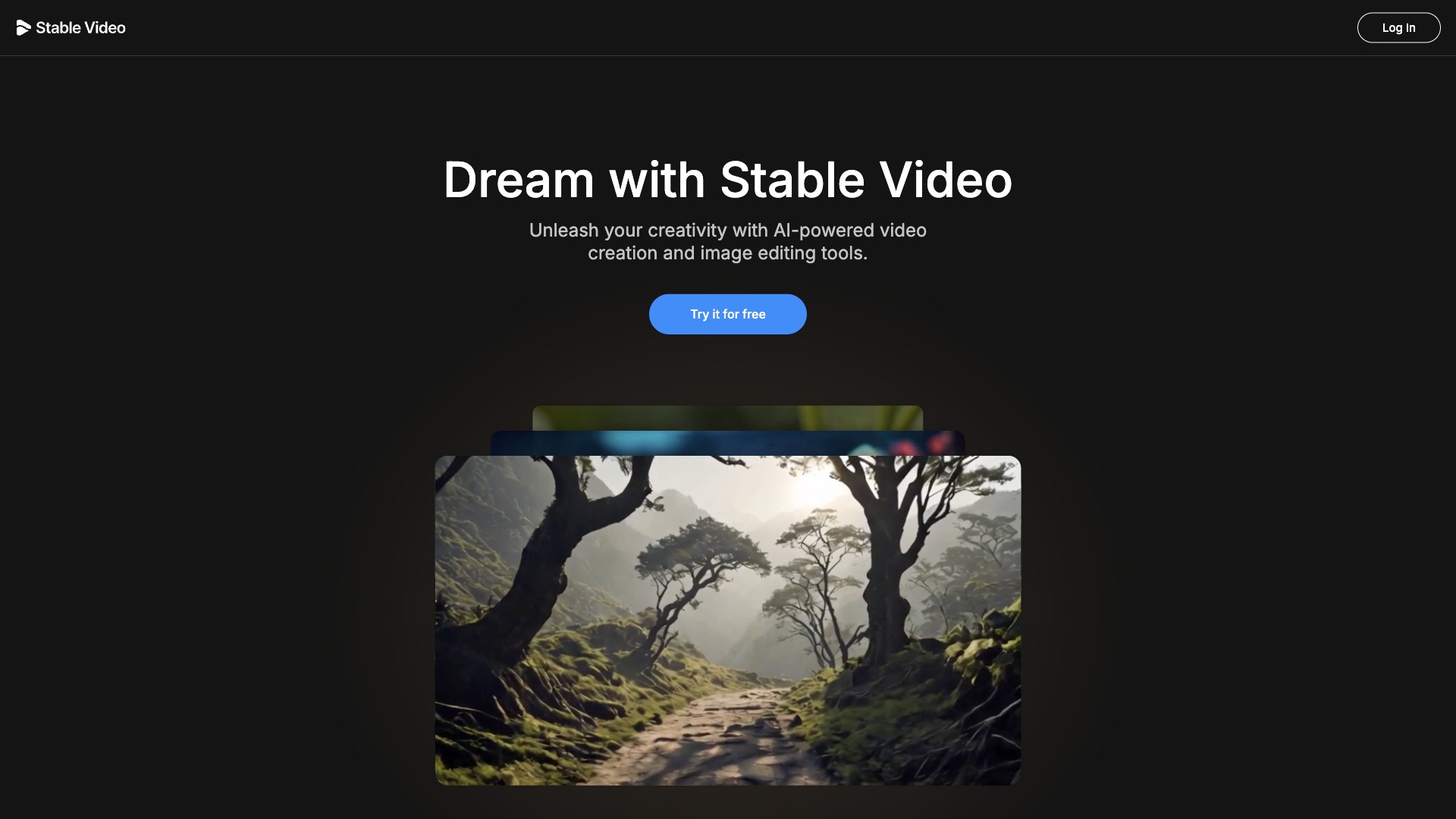 Stable Video 产品预览图