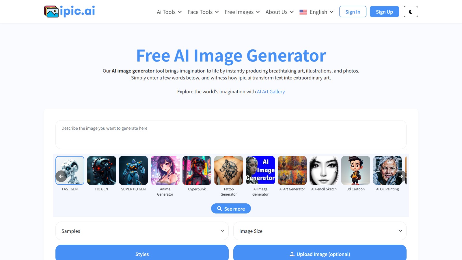 ipic.ai 产品预览图