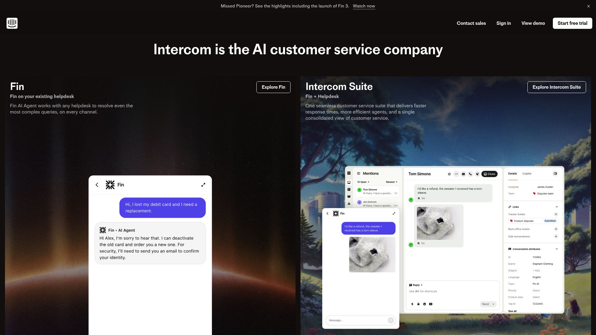 Intercom 产品预览图