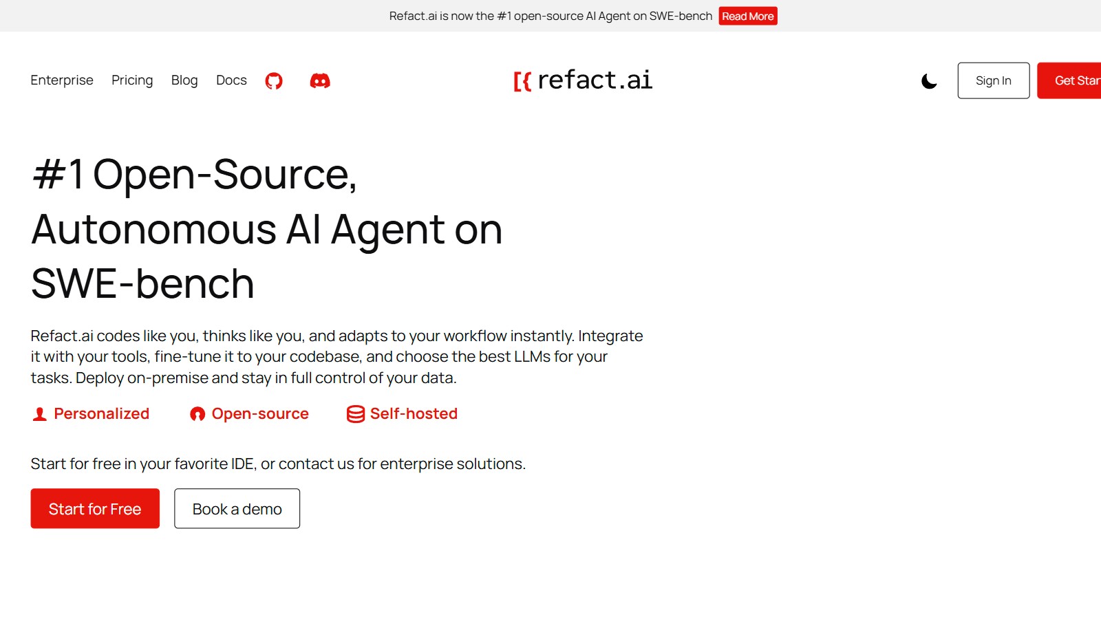 Refact.ai 产品预览图