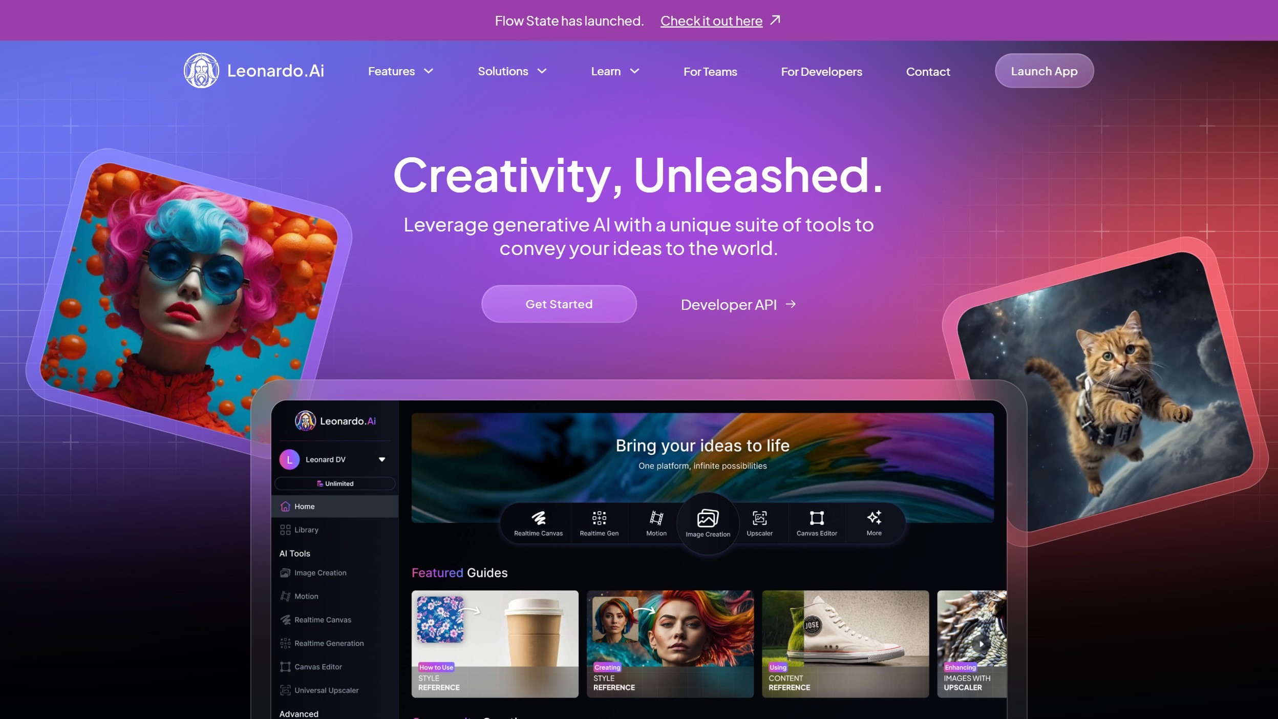 Leonardo AI 产品预览图