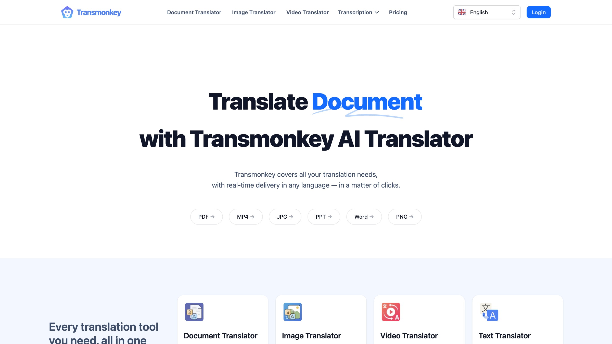Transmonkey 产品预览图
