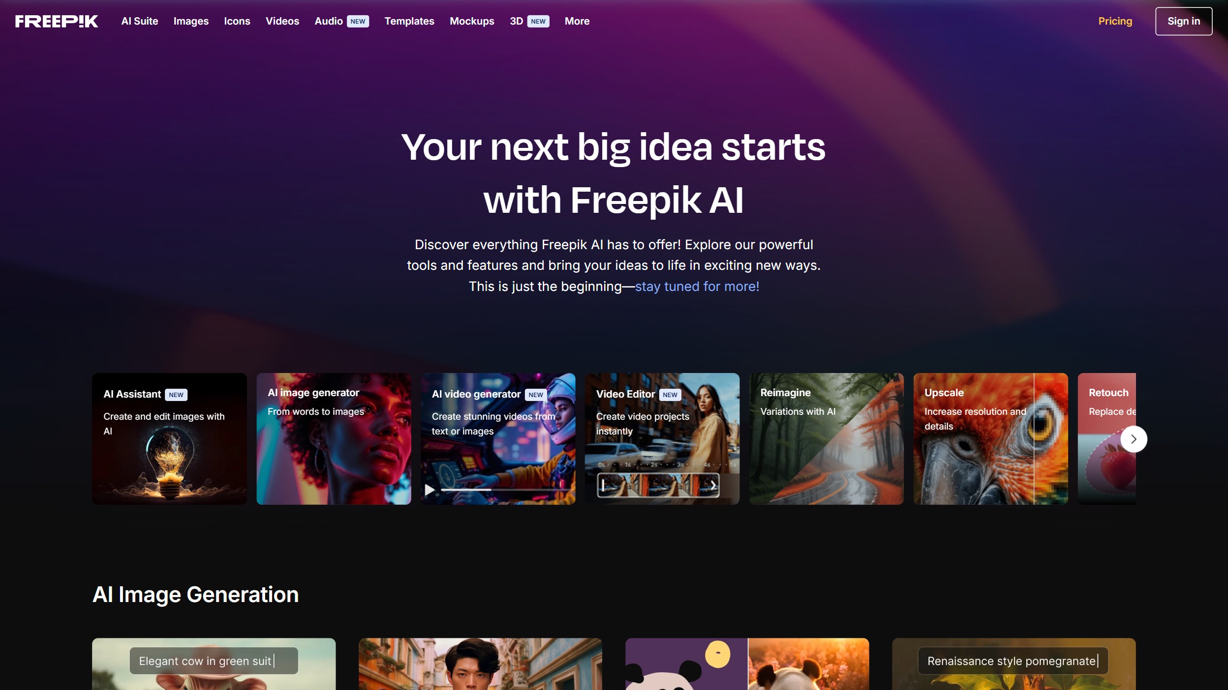 Freepik 产品预览图