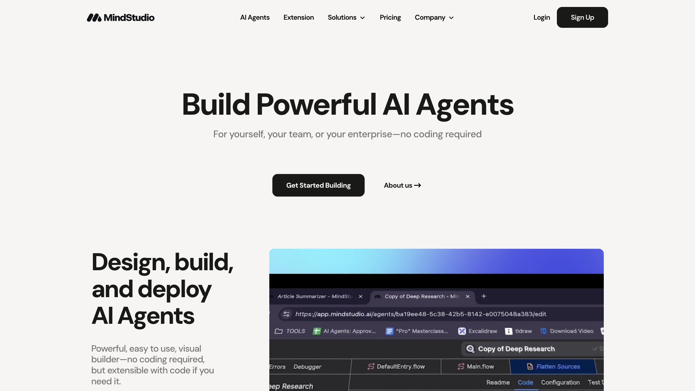 MindStudio 产品预览图