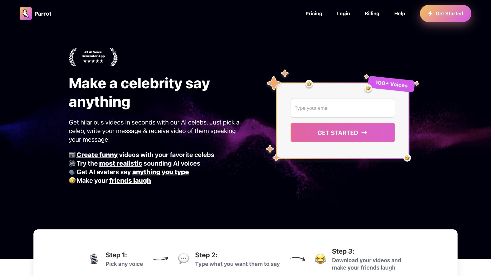 Parrot AI 产品预览图