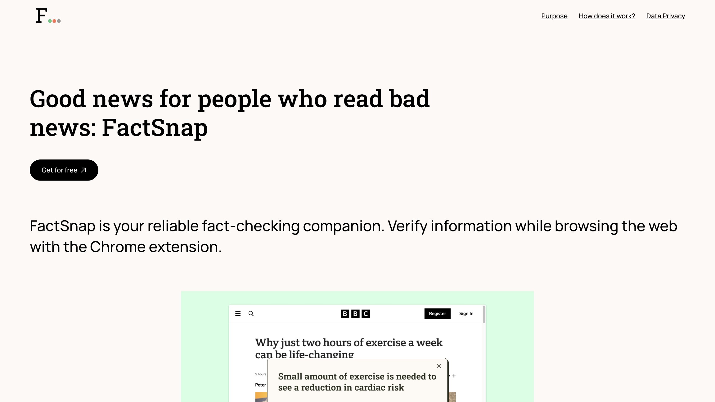 FactSnap 产品预览图