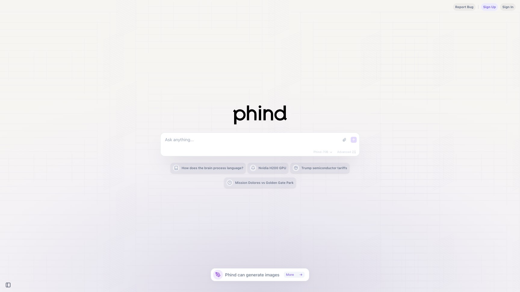 Phind 产品预览图