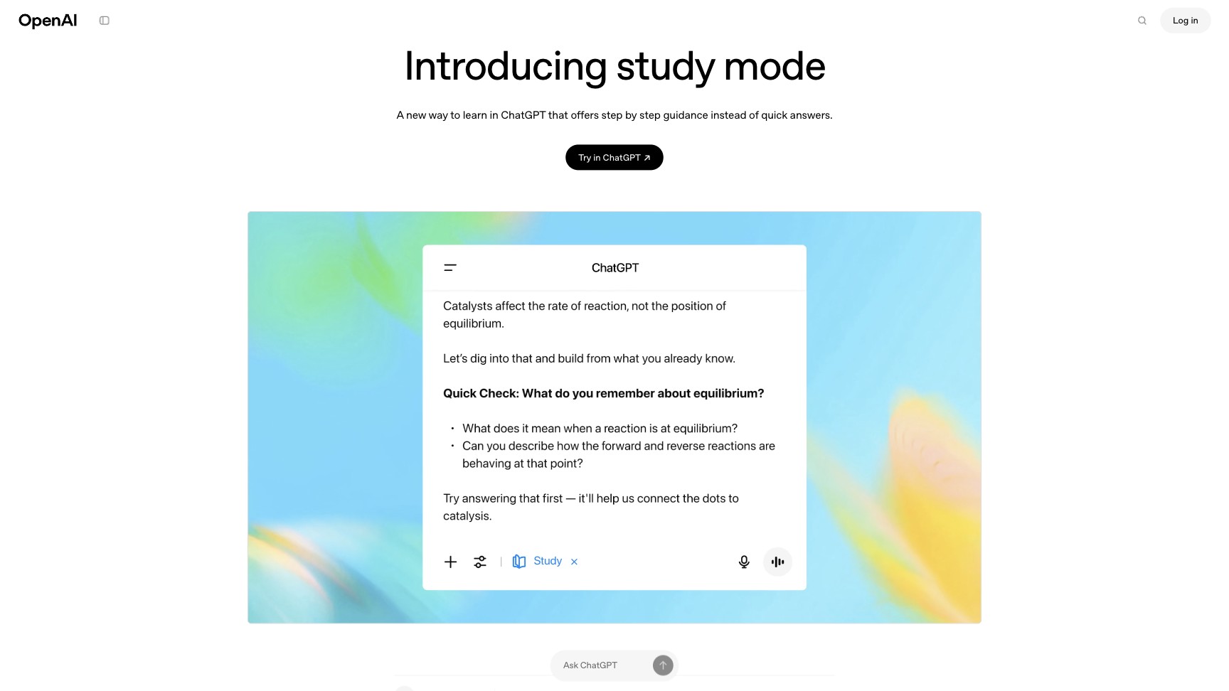 ChatGPT Study 产品预览图