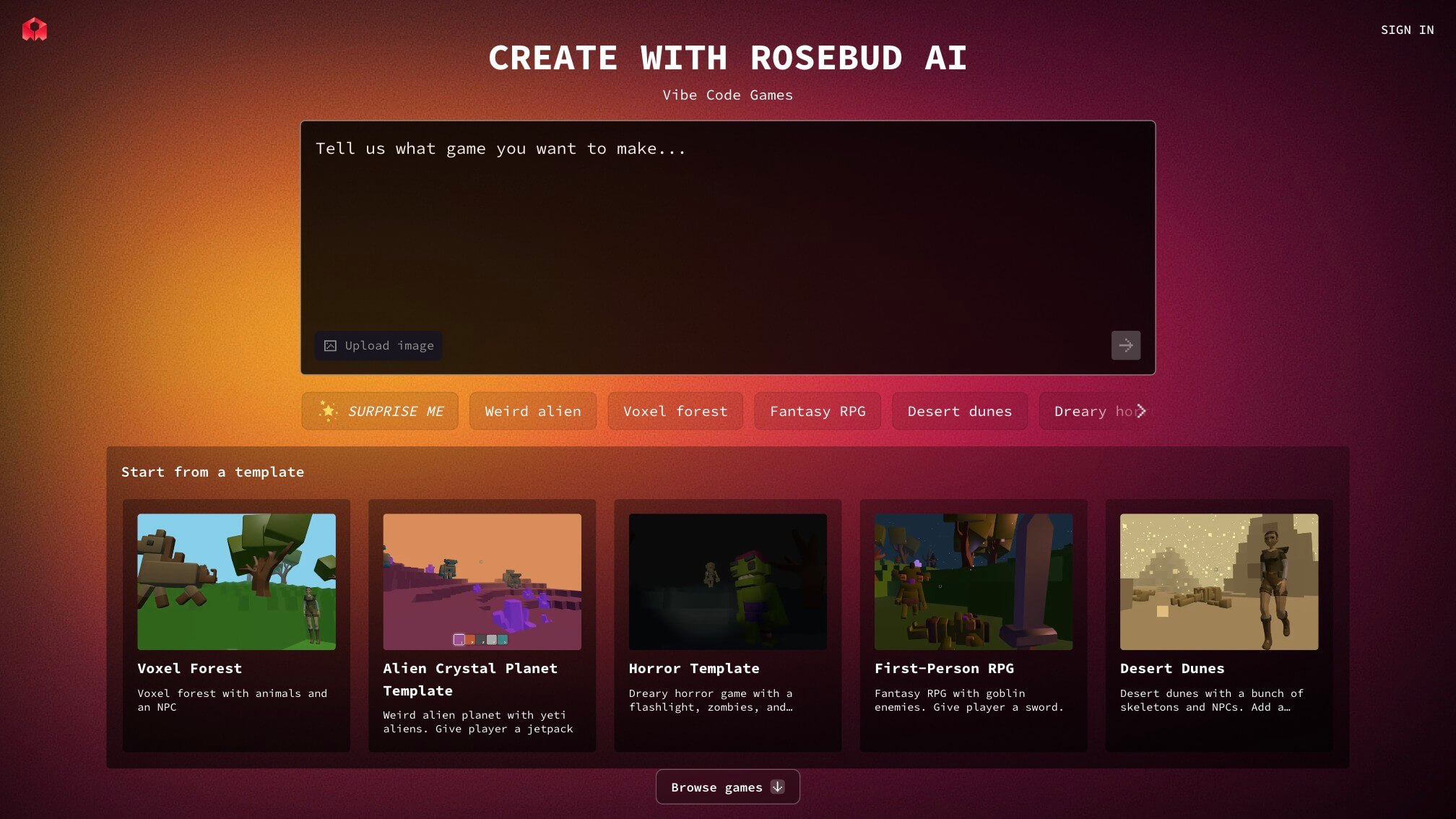 Rosebud AI 产品预览图