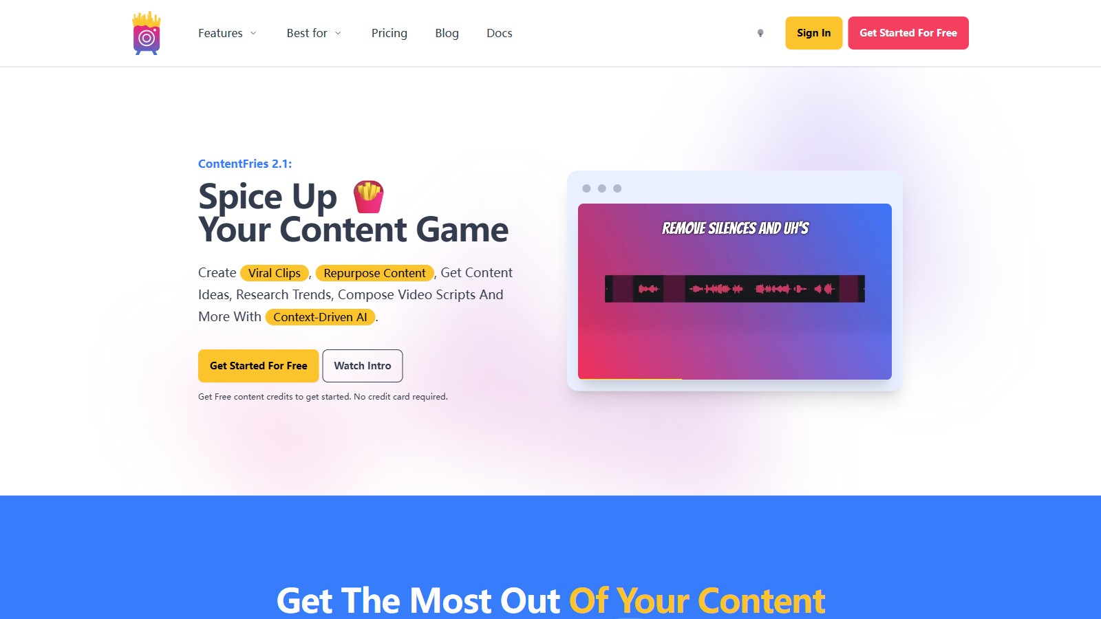 ContentFries 产品预览图