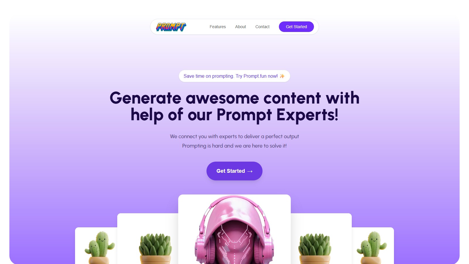 Prompt.Fun 产品预览图
